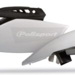 Portanumeri laterali POLISPORT YAMAHA YZ 250 F nero/bianco 2010–2013