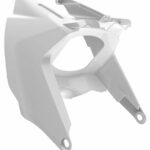 Portanumeri laterali POLISPORT KTM / GASGAS 65 con cassa filtro bianco 2016–2023