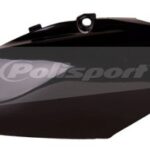 Portanumeri laterali POLISPORT HONDA CRF con protezione calore nero 2013–2017