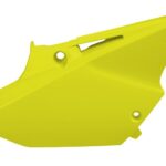 Portanumeri laterali POLISPORT YAMAHA YZ giallo fluo 2015–2021
