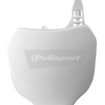 Tabella portanumero POLISPORT YZ 125 250 2000-2004 bianco