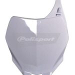 Tabella portanumero POLISPORT YZ 125 250 2006-2014 bianco