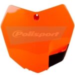 Tabella portanumero POLISPORT 125 250 SX 2013-2016 arancione