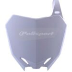 Tabella portanumero POLISPORT RMZ 250 2010-2018 bianco