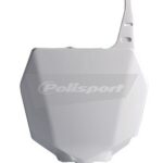 Tabella portanumero POLISPORT RM 125 2001-2012 bianco