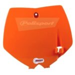 Tabella portanumero POLISPORT 65 SX 2002-2008 arancione