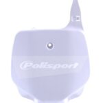 Tabella portanumero POLISPORT KX 85 2001-2013 bianco