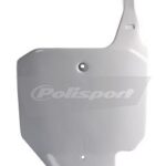 Tabella portanumero POLISPORT CR 85 2003-2006 bianco