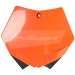 Tabella portanumero POLISPORT 125 SX 2007-2012 arancione