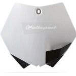 Tabella portanumero POLISPORT 125 SX 2007-2012 bianco
