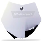 Tabella portanumero POLISPORT 65 SX 2009-2015 bianco