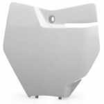 Tabella portanumero POLISPORT 125 SX 2016-2018 bianco