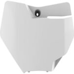 Tabella portanumero POLISPORT 85 SX 2018-2024 bianco