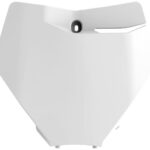Tabella portanumero POLISPORT 125 SX 2019-2022 bianco