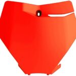 Tabella portanumero POLISPORT 125 SX 2019-2022 arancione fluo