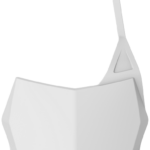 Tabella portanumero POLISPORT RM 125 2001-2012 bianco restyling