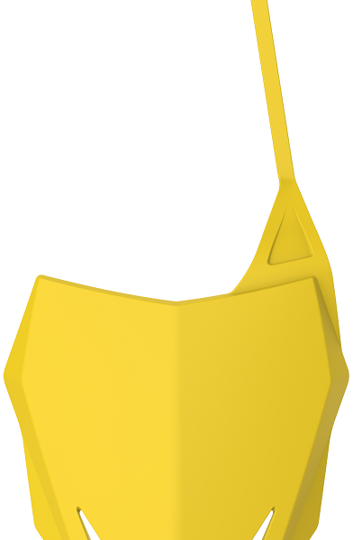 Tabella portanumero POLISPORT RM 125 2001-2012 giallo restyling