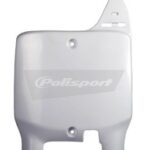 Tabella portanumero POLISPORT RM 125 1999-2000 bianco