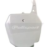 Tabella portanumero POLISPORT RM 85 2002-2018 bianco