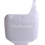 Tabella portanumero POLISPORT CR 125 1995-1999 bianco