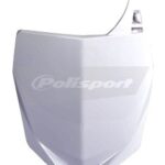 Tabella portanumero POLISPORT YZ 125-450 2010–2020 bianco