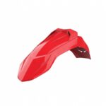 Parafango anteriore universale POLISPORT - SM FENDER rosso cr04 - non forato