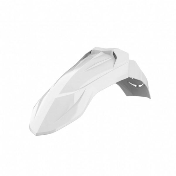 Parafango anteriore universale POLISPORT - SM FENDER bianco - con kit montaggio