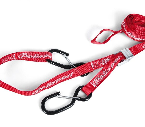 Cinghie ancoraggio POLISPORT 22mm 2,2m con ganci S