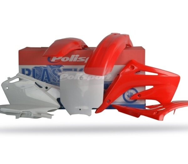 Kit plastiche POLISPORT Honda CR 85 2003–2007 rosso bianco