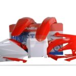 Kit plastiche POLISPORT Honda CRF 250 R 2004–2005 rosso bianco