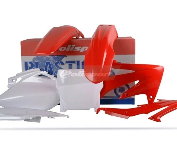 Kit plastiche POLISPORT Honda CRF 450 R 2005–2006 rosso bianco