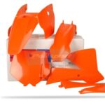 Kit plastiche POLISPORT KTM 65 SX 2002–2008 arancione