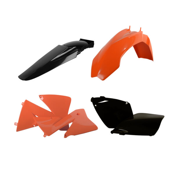 Kit plastiche POLISPORT KTM EXC 2001–2002 arancione nero