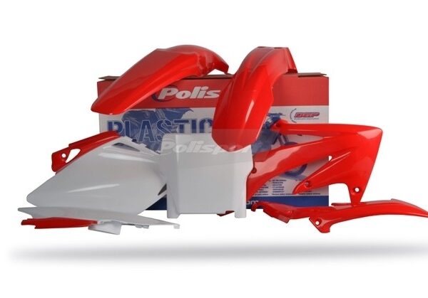 Kit plastiche POLISPORT Honda CRF 450 R 2007 rosso bianco