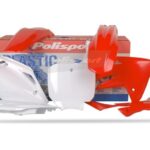 Kit plastiche POLISPORT Honda CRF 150 R rosso bianco