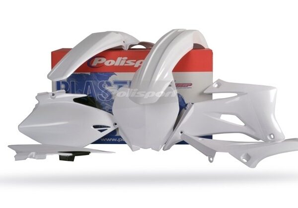 Kit plastiche POLISPORT Yamaha YZ 2006–2014 bianco