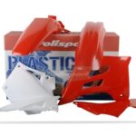 Kit plastiche POLISPORT GasGas EC 2005–2006 rosso bianco