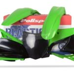 Kit plastiche POLISPORT Kawasaki KX 250 F 2009–2012 verde nero