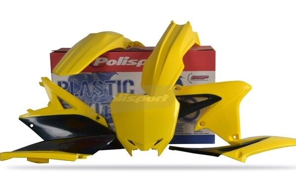 Kit plastiche POLISPORT Suzuki RMZ 250 2010–2018 giallo nero