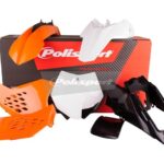 Kit plastiche POLISPORT KTM 65 SX 2012–2015 arancione bianco