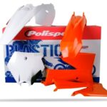 Kit plastiche POLISPORT KTM 85 SX 2006–2012 arancione bianco