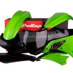 Kit plastiche POLISPORT Kawasaki KX 250 F 2009–2012 verde nero