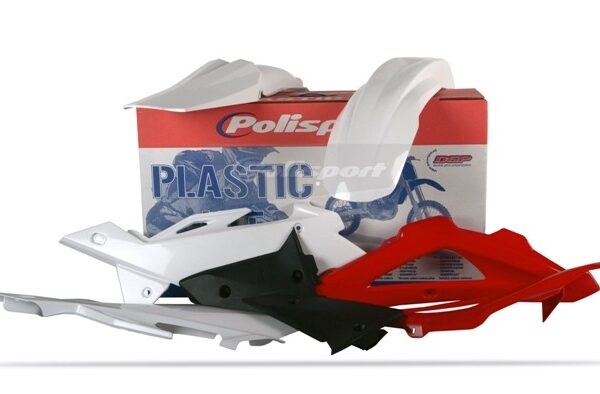 Kit plastiche POLISPORT Husqvarna TC TE 2006–2007 bianco rosso