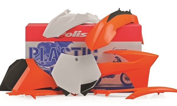 Kit plastiche POLISPORT KTM SX 2011 arancione bianco