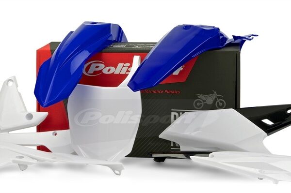Kit plastiche POLISPORT Yamaha YZ F 2014–2018 blu bianco
