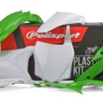 Kit plastiche POLISPORT Kawasaki KX 85 2014–2021 verde bianco