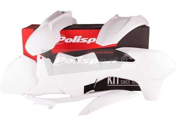 Kit plastiche POLISPORT KTM SX SX-F 2013–2016 bianco