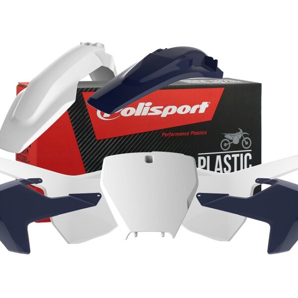 Kit plastiche POLISPORT Husqvarna TC FC 2016–2018 bianco blu