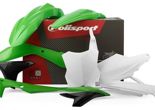 Kit plastiche POLISPORT Kawasaki KX 450 F 2016–2018 verde bianco