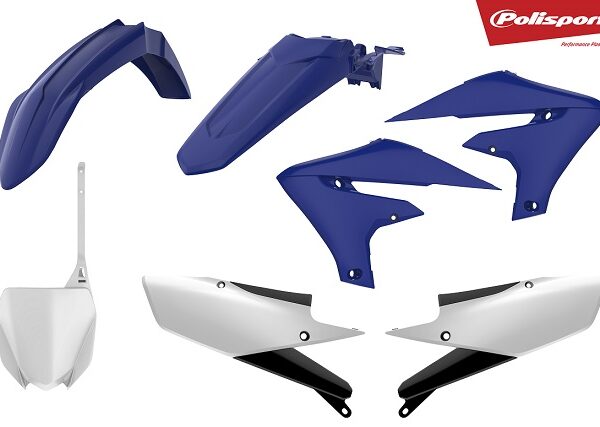 Kit plastiche POLISPORT Yamaha YZ F 2018–2023 blu bianco